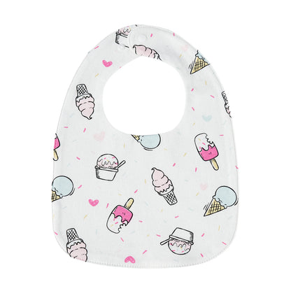 INSULAR Baby Bibs Feeding Scarf Adjustable Snap Saliva Towel Muslin Cotton Burp Cloths Animal Print Ruffled Edge Rainbow A Grade