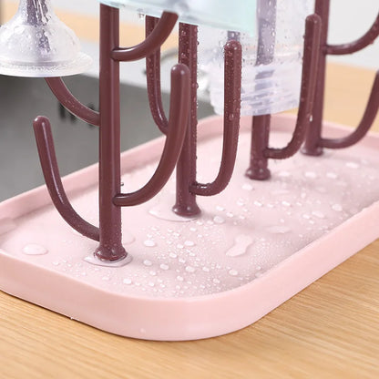 Baby Feeding Bottle Drain Rack Nipple Feeding Cup Holder Storage Drying Rack Bottle Cleaning And Drying Machine