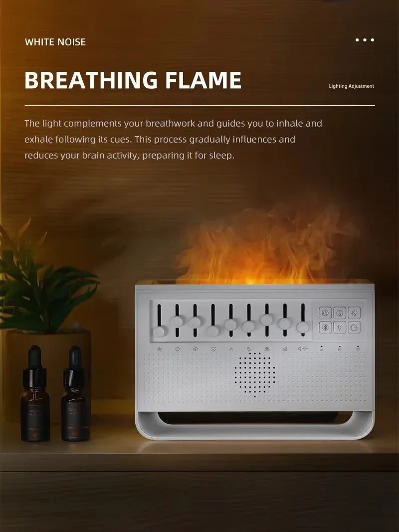 C221 Portable White Noise Built-in Bluetooth Speaker Humidifier Sleep Aid Device All-in-one Machine with 8 Group Nature Sounds