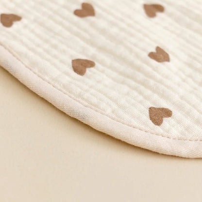 New Gauze U-shaped Baby Bibs Cute 6 Layers Cotton Saliva Towel Newborn Burp Cloths Bandana Scarf for Boy Girl Feeding Drool Bib