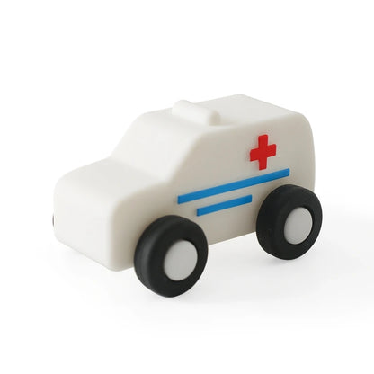 Montessori Baby Silicone Car Toys 0 12 Months Newborn Baby Things Silicone Baby Teether Toy Car  Educational Toy Silicone Blocks