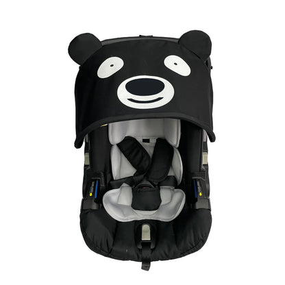 COLU KID® Baby Stroller Seat Cushion Change Kit Cloths Canopy Compatible With Doona Car Seat Stroller Accessories