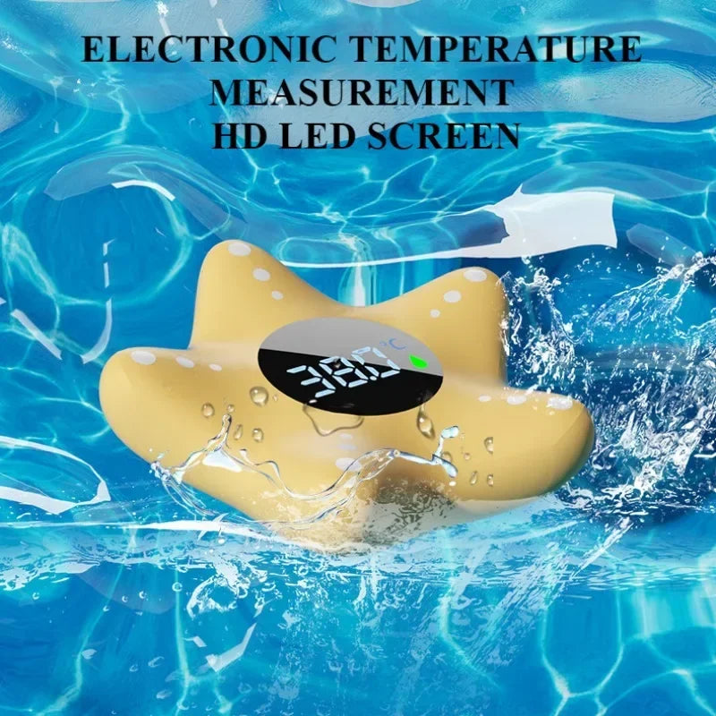 Sea Star Thermometer Baby Bathtub Shower Water Thermometer Baby Safe Temperature Sensor Floating Waterproof Baby