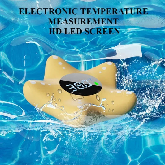 Sea Star Thermometer Baby Bathtub Shower Water Thermometer Baby Safe Temperature Sensor Floating Waterproof Baby