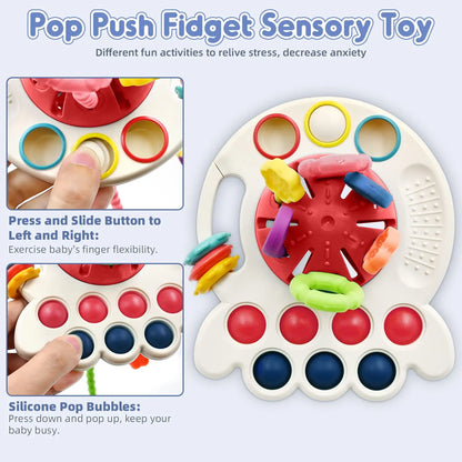 Baby Toys 0 12 Months Silicone Teething Toy Remote Control Shape Bear Teether Chew Toys Relief Teeth Gum Sensory Toys for Babies