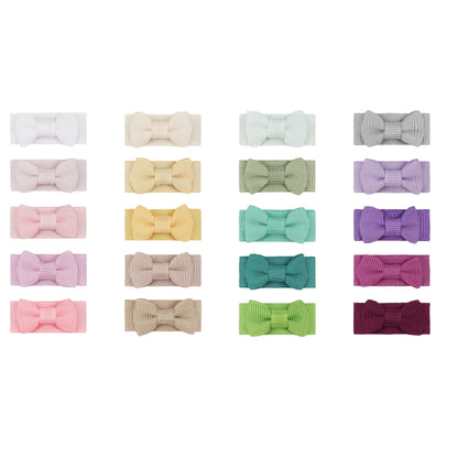 20Pcs/Set Baby Hair Clips DoNot Hurt Hair Headdress Baby Lanugo Hairpin Trumpet Princess Hair Clip