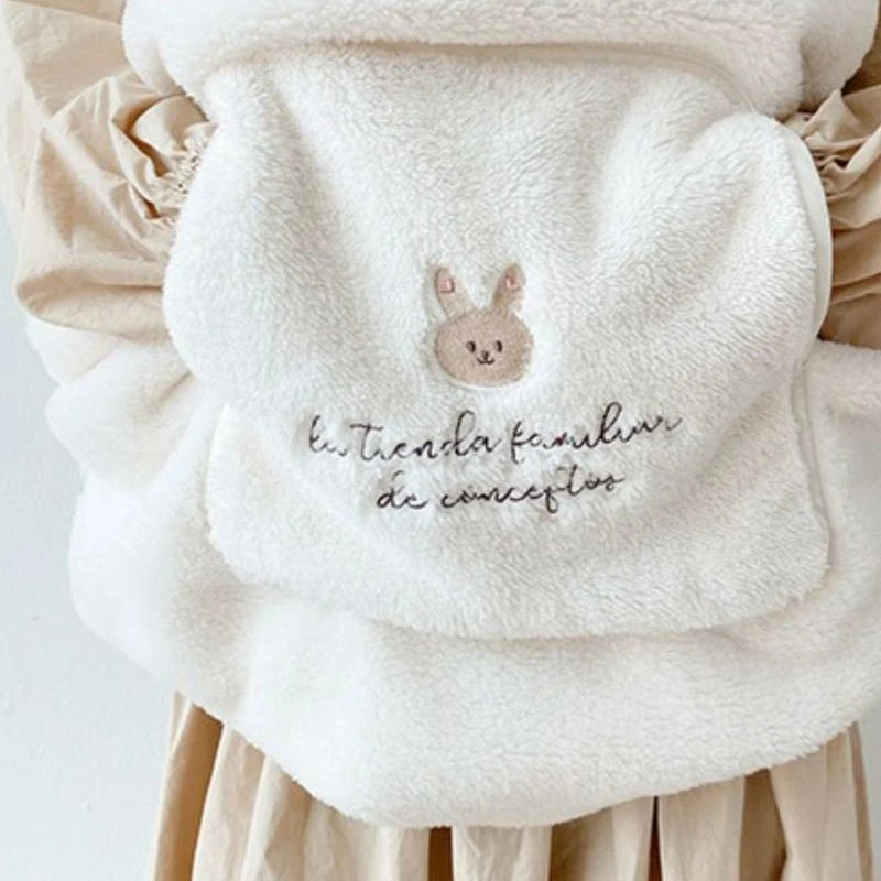 ins cartoon bear plush baby blanket baby stroller windproof blanket travel out portable warm baby swaddle blanket
