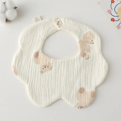 Newborn Bibs Burp Cloths For Baby Girls Boys Infants Cotton Saliva Towel Toddler Feeding Drool Bib Thickened Burp Cloths New