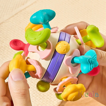 Baby Sensory Teething Toys Teethers for Babies 0 3 6 9 12 18 Months Infant Chew Rattles Toys Newborn Toddler Montessori Toy
