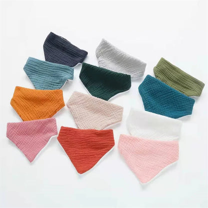 Newborn Bibs Infant Burp Cloths Baby Stuff Feeding Drool Bandana Saliva Towel Toddler Ruffle Floral Bib Baby Accessories