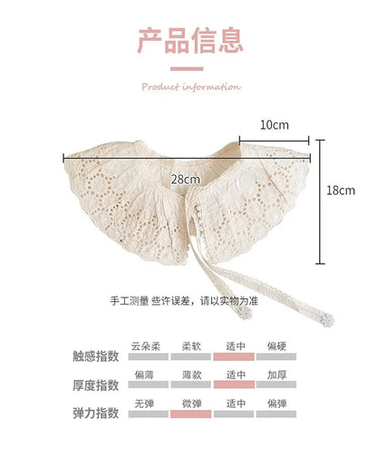 Baby Bib Lace Baby Accessories Korean Kids Lace Collar Cute Hollow Female Baby Bib scarf  baby bib scarf  scarf