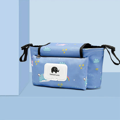Baby Stroller Organizer Bag Waterproof Nappy Diaper Bag Travel Carriage Pram Cart Basket Hook Stroller Accessories Mummy Bag