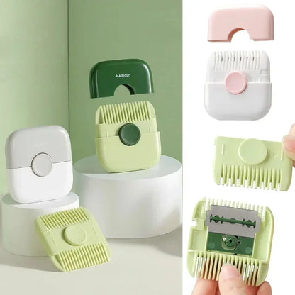 New Pattern 2 In 1 Baby HairCut And Hairdressing Comb Trim Bangs And Broken Hair Bangs Trimmer Manual Portable Barber Comb