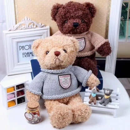 30cm40cm Bear Plush Toys Toys Cute Bear Dress Up Toys Photography Accessories Brithday Gift