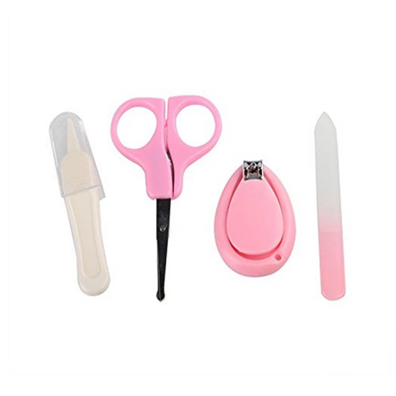 Newborn Baby Nail Scissor Baby Nail Care Tool Kid Safe Portable Nail Clipper Trimmer Tweezer with Box Children Manicure Kit