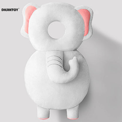 Baby Walkers Head Protection Cushion Animals Plush Pad Adjustable Straps Baby Protective Pad Showering Gift for Toddler Baby