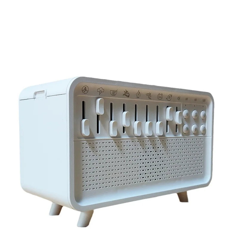 White Noise Machine Diffuser Air Aroma Diffuser Humidifier With 8 White Noise Adjustable, Night Light, Bluetooth Speaker