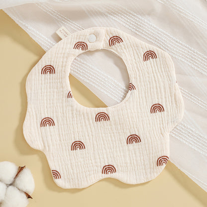 Baby Bibs Cartoon Gauze Muslin Baby Kids Bandana Feeding Burp Cloth Soft Newborn Infant Saliva Towel Baby Girl Boy Accessories