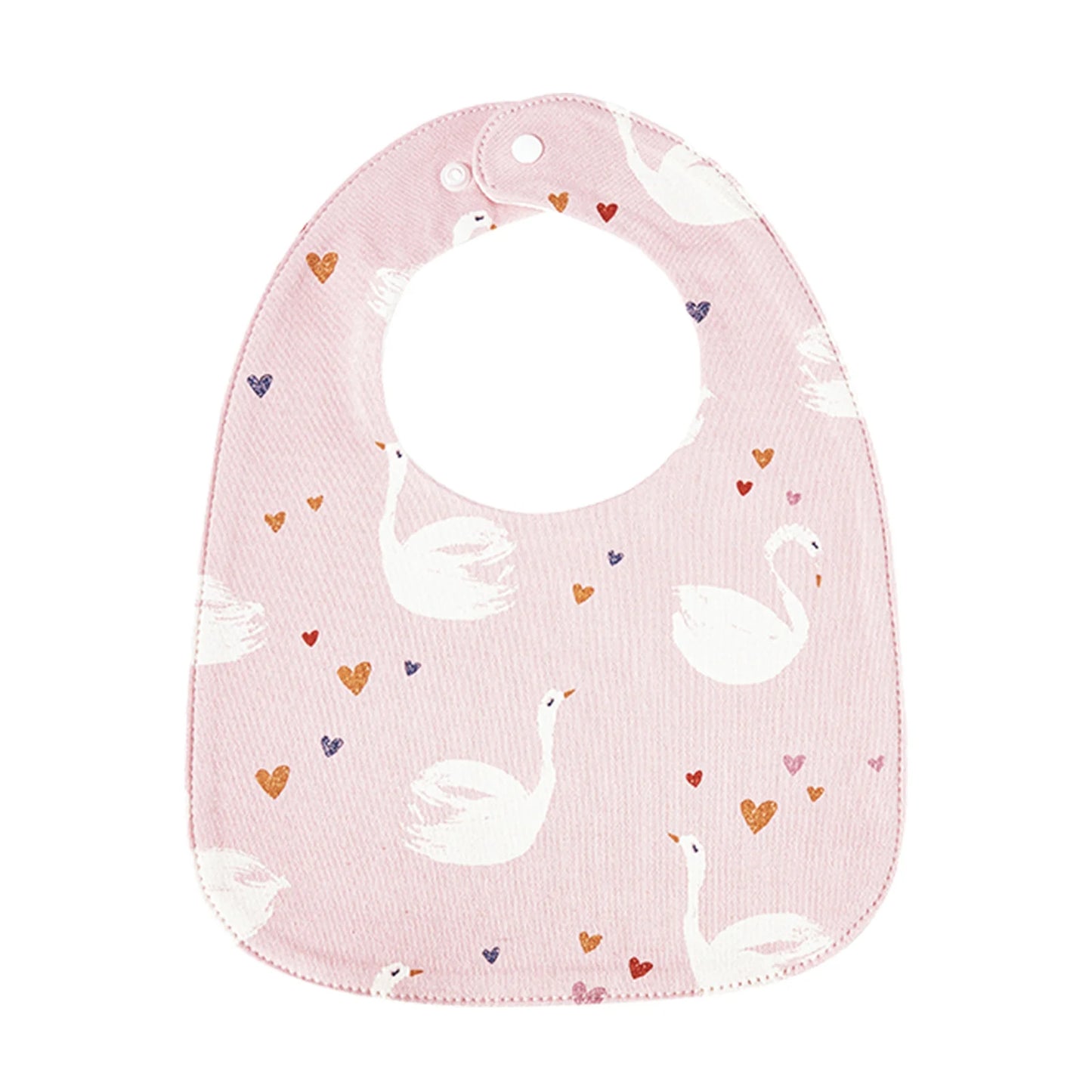 INSULAR Baby Bibs Feeding Scarf Adjustable Snap Saliva Towel Muslin Cotton Burp Cloths Animal Print Ruffled Edge Rainbow A Grade