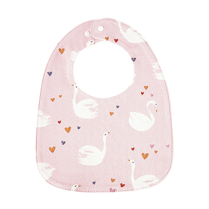 INSULAR Baby Bibs Feeding Scarf Adjustable Snap Saliva Towel Muslin Cotton Burp Cloths Animal Print Ruffled Edge Rainbow A Grade