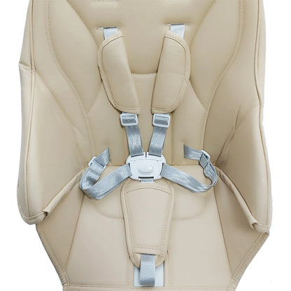 Seat Cushion For Peg perego Siesta Aag Prima Pappa Zero 3 High Chair Baby Stroller PU Leather Safety Belt Shoulder Crotch PAD