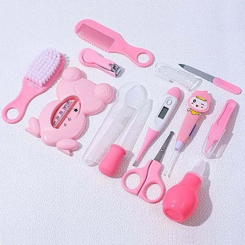 Child grooming kit, hair, nails, health, thermometer, brush, scissors, scissors, Personal hygiene products, baby care