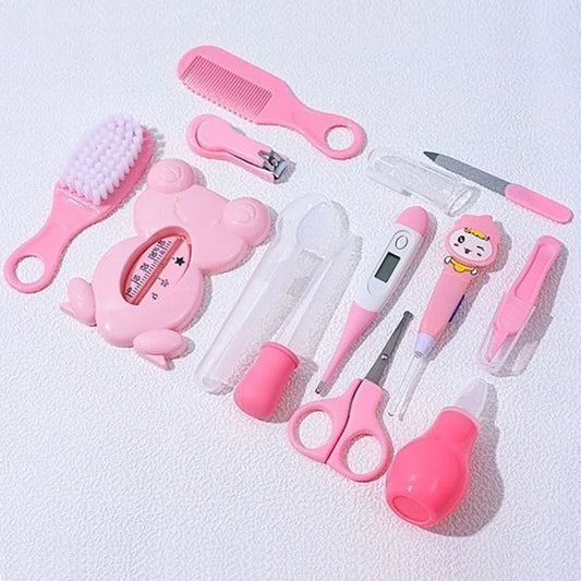 Child grooming kit, hair, nails, health, thermometer, brush, scissors, scissors, Personal hygiene products, baby care
