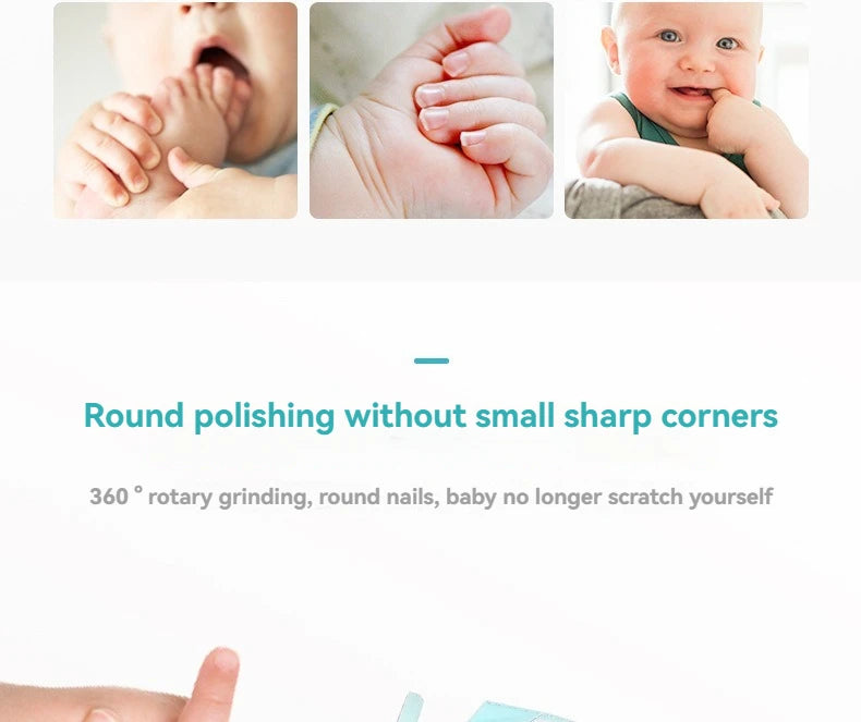 Baby Nail Grinder Electric Six-in-one Multi-head Anti-scratch Children Anti-meat Nail Clipping Manicure Suit Portable