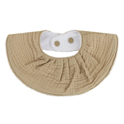 Double Layers Cotton Baby Feeding Bibs Cartoon Printed Newborn Burp Cloth Saliva Towel Scarf for Stuff Shower Gifts