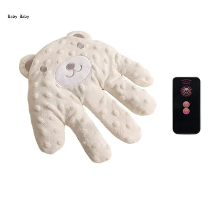 Cartoon Baby Sleep Aid Soothing Pillow Comforting Hand Detachable with Remote for Comfortable Newborns Sleeping