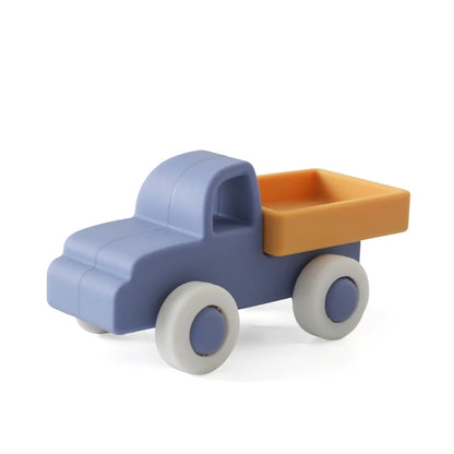 Montessori Baby Silicone Car Toys 0 12 Months Newborn Baby Things Silicone Baby Teether Toy Car  Educational Toy Silicone Blocks