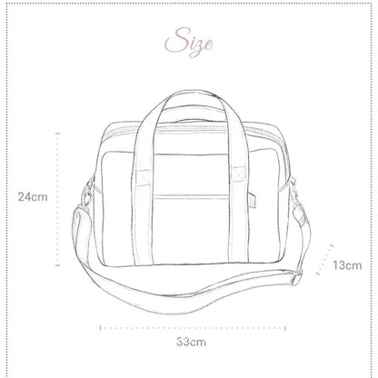 New Embroidered Mom Bag Storage Bag Large Capacity Mommy Travel Bag Fashion Multi-functional Handbag Lightweight Diagonal