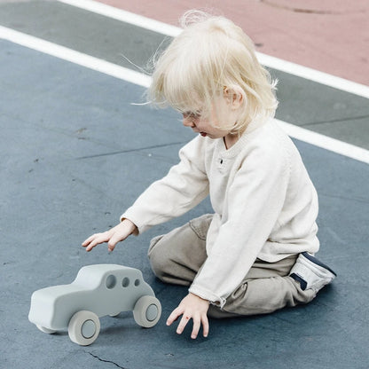 Montessori Baby Silicone Car Toys 0 12 Months Newborn Baby Things Silicone Baby Teether Toy Car  Educational Toy Silicone Blocks