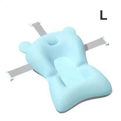 Ajustable Bath Tub Shower Cushion Newborn Support Seat Mat Baby Bath Seat Floating Water Pad Portable Foldable Baby Bathtub Pad