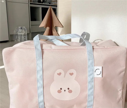 Large Capacity Mommy Bag for Maternity Hospital Bag Kindergarten Quilt Storage Bag Diaper Baby Items Organizer Travel Bag