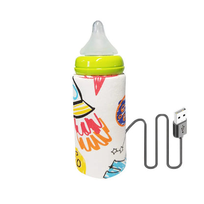 USB Milk Water Bottle Warmer Travel Stroller Insulated Baby Nursing Bottle Heater Newborn Infant Portable Bottle Feeding Warmers
