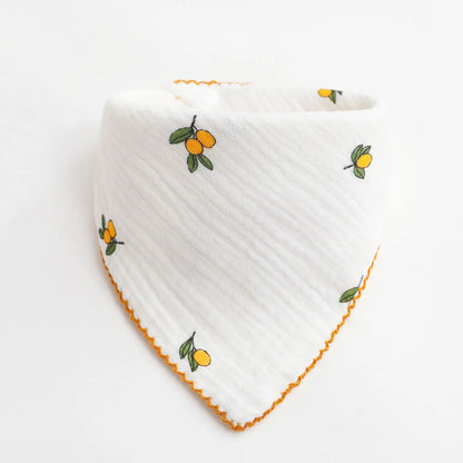 Baby Cotton Bibs Triangle Soft Lace Burp Cloth Saliva Towel Apron Bandana Scarf for Boys Girls Feeding Drool Bib Korean Style