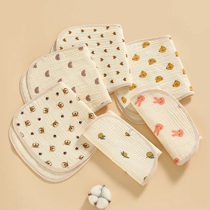 PortableBaby Burp Cloth Absorbent & Soft Burping Cloth Towel Wash Cloth Suitable for Girls Boys Present