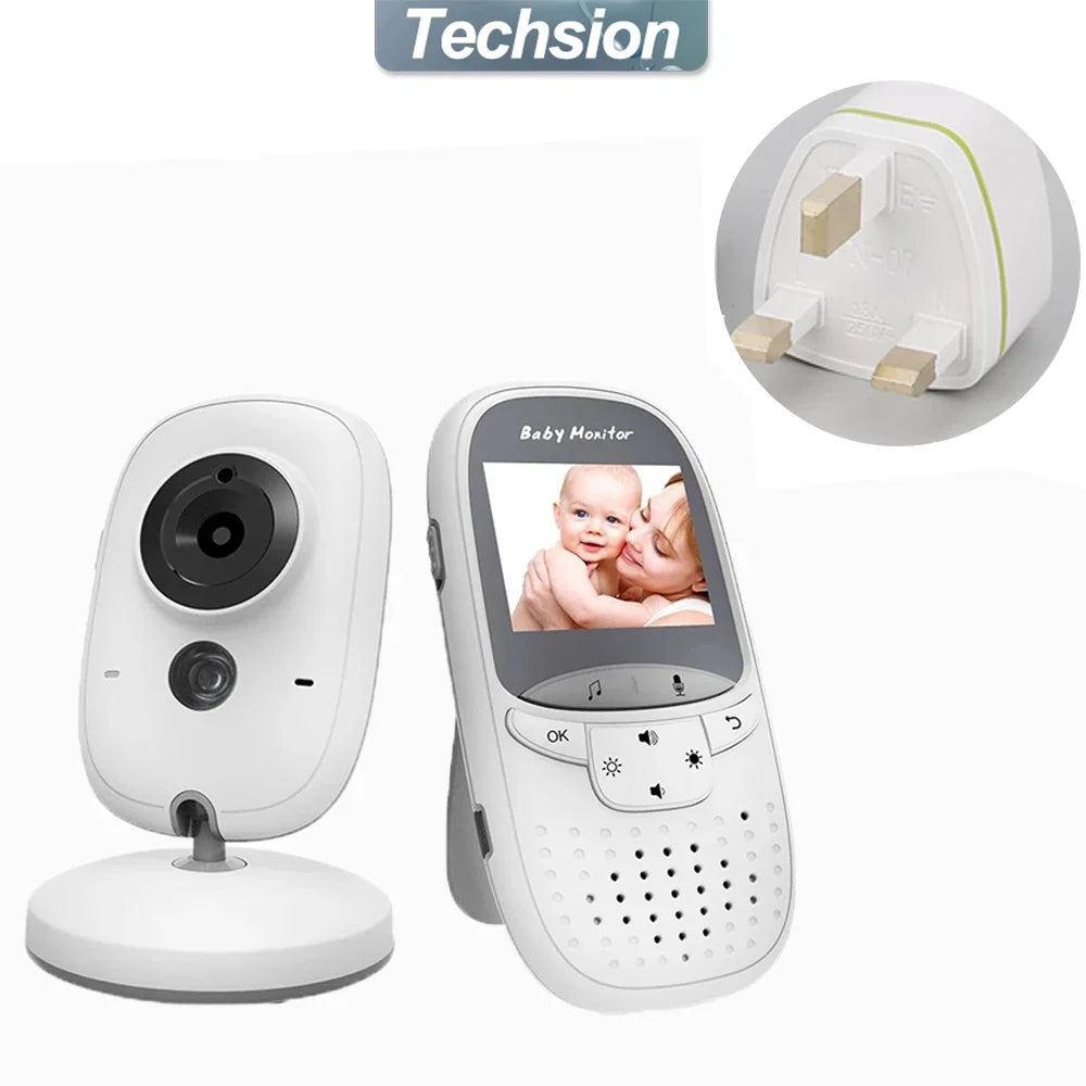 VB602 Baby Monitor IR Night Vision Temperature Monitor Lullabies Intercom VOX Mode Video Baby Camera Walkie Talkie Babysitter
