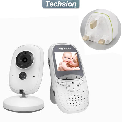 VB602 Baby Monitor IR Night Vision Temperature Monitor Lullabies Intercom VOX Mode Video Baby Camera Walkie Talkie Babysitter