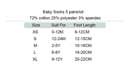 5Pairs/lot 0-12Y Cute Lovely Short Baby Socks Children Sock Red Heart Girls Cotton Mesh Cute Newborn Boy Toddler White Sock