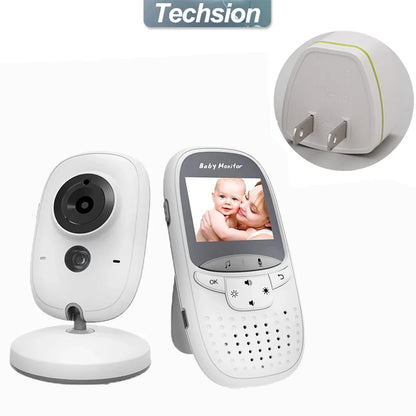 VB602 Baby Monitor IR Night Vision Temperature Monitor Lullabies Intercom VOX Mode Video Baby Camera Walkie Talkie Babysitter
