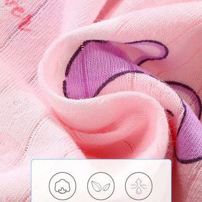 Summer Camisole Sling Tops+Shorts 2-Piece Set Girl's Soft Cotton Pajamas Fashion Cartoon Print Kids Home Clothes Casual Suit New