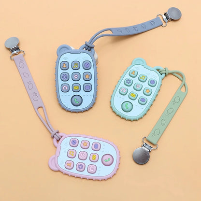 Baby Teether Gloves Kids Cartoon Bear Teething Silicone Dental Care Gums Anti-eating Hand Molar Stick BPA Free Baby Accessorie