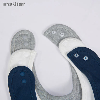 Insular Organic Cotton Baby Scarf Burp Cloth Bandana Bibs Solid Newborn Baby Boy Infant Girl Toddler Winter Scarf Bib