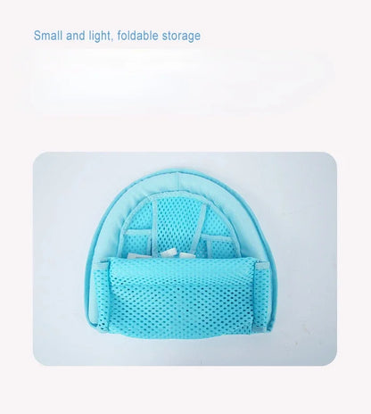 Portable Baby Bathtub Pad Ajustable Bath Tub Shower Cushion Newborn Support Seat Mat Foldable Baby Bath Seat Floating Water Pad