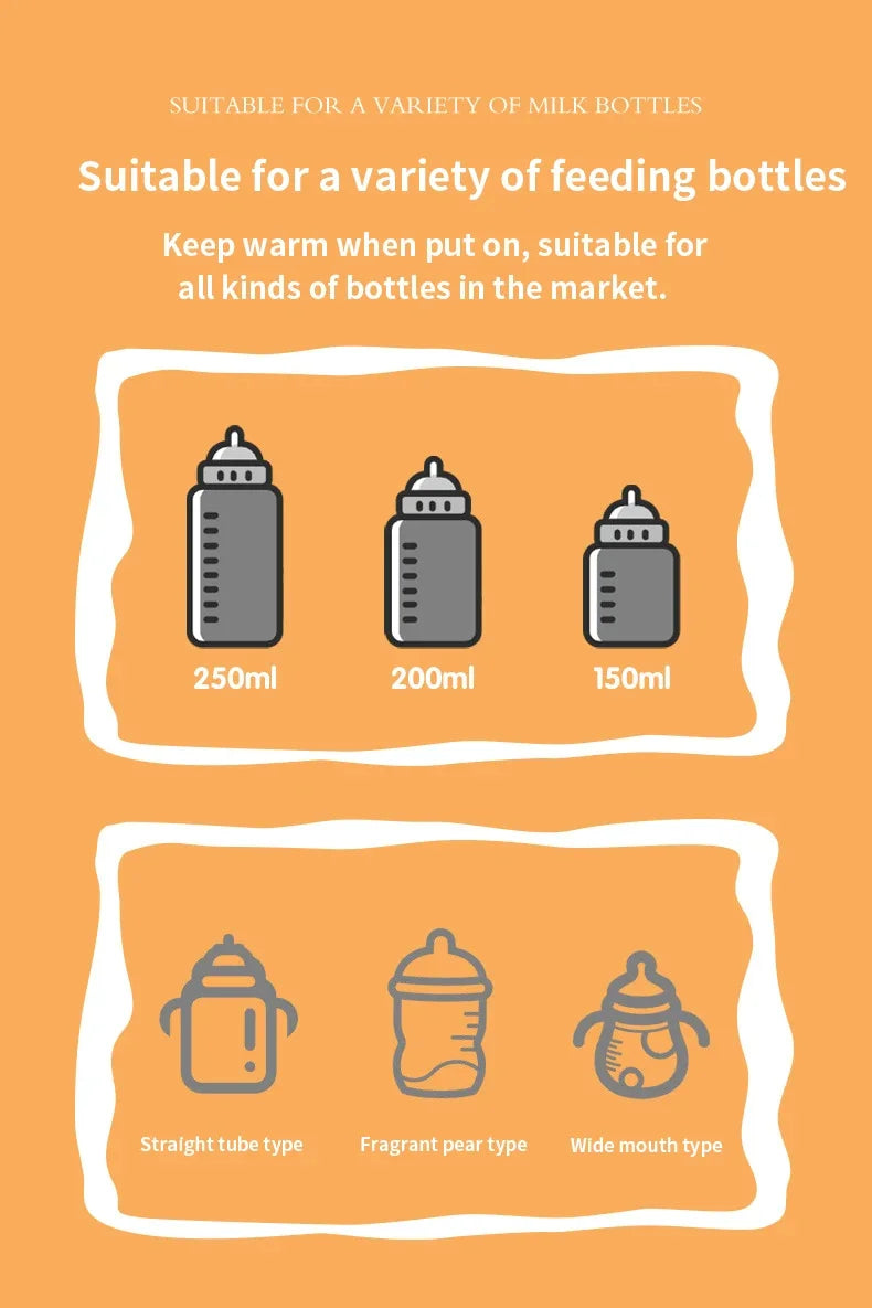 USB Milk Water Warmer Travel Stroller Insulated Bag Baby Nursing Bottle Heater Newborn Infant Portable Bottle Feeding Warmers