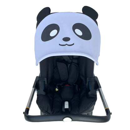COLU KID® Baby Stroller Seat Cushion Change Kit Cloths Canopy Compatible With Doona Car Seat Stroller Accessories