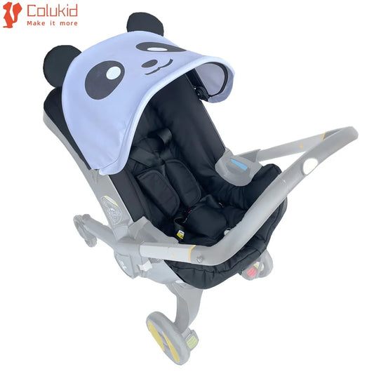 COLU KID® Baby Stroller Seat Cushion Change Kit Cloths Canopy Compatible With Doona Car Seat Stroller Accessories