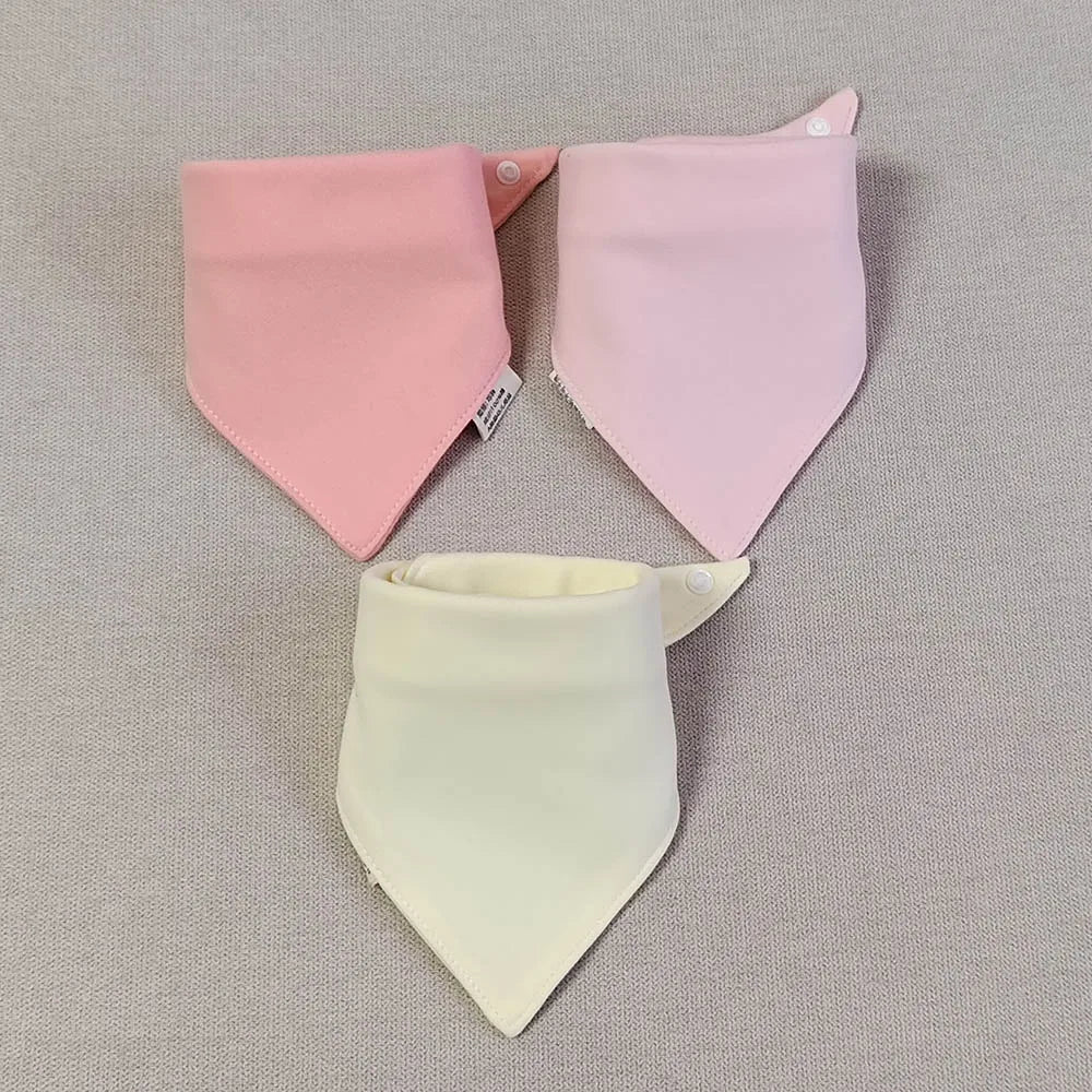 3pcs/lot Special Baby Bibs Boy Girl Bandana Cotton Absorb Bib Burp Cloth Triangle Baby Scarf Burp Newborn Princess Accessories